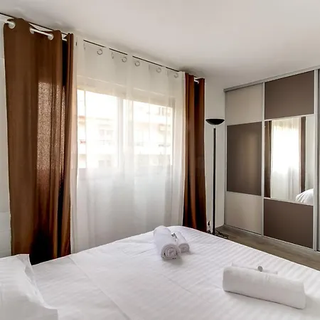 公寓 Upstays Croisette Veranda 48m2 戛纳